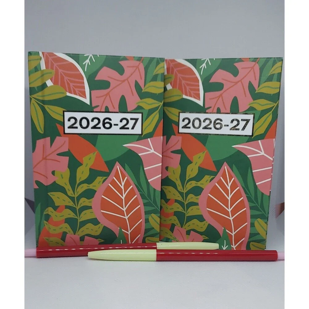 2026-27 Weekly/Daily Planner Set with Ballpoint Pens JAN 2026 thru DEC 2027 NWT